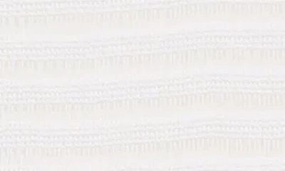 Alaïa Ladder Knit Sleeveless Ruffle-slits Midi Dress In White