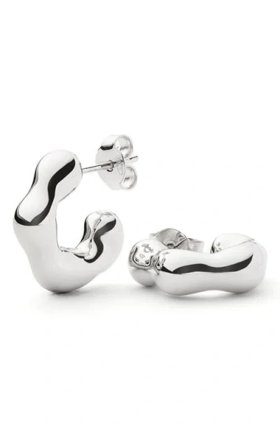 Missoma X Eny Lee Parker Puffy Mini Hoop Earrings