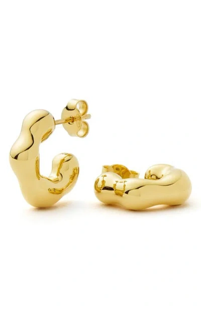 Missoma X Eny Lee Parker Puffy Mini Hoop Earrings