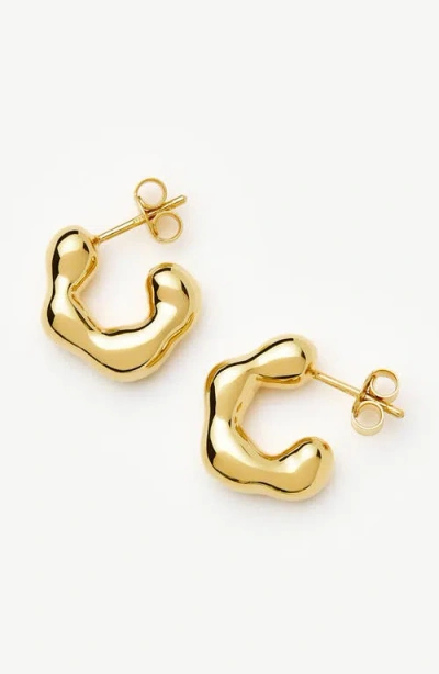 Missoma X Eny Lee Parker Puffy Mini Hoop Earrings