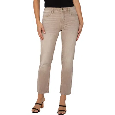 Liverpool Los Angeles Liv Ankle Non-skinny Skinny Jeans In Neutral