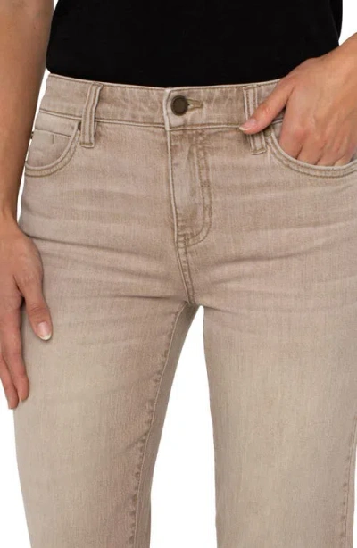 Liverpool Los Angeles Liv Ankle Non-skinny Skinny Jeans In Neutral