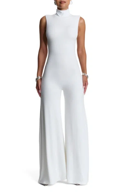 Naked Wardrobe Scrunch Neck Straight Leg Jumpsuit