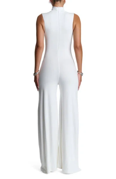 Naked Wardrobe Scrunch Neck Straight Leg Jumpsuit