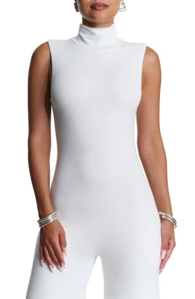 Naked Wardrobe Scrunch Neck Straight Leg Jumpsuit