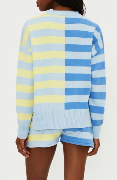 Beach Riot Callie Cotton Blend Sweater In Blue