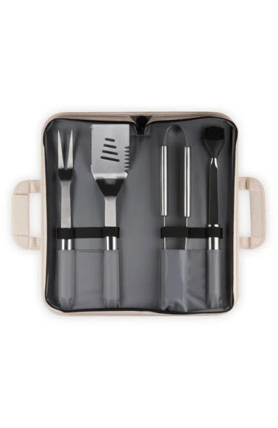 Le Creuset Outdoor 5-piece Grilling Tools Set In Metallic