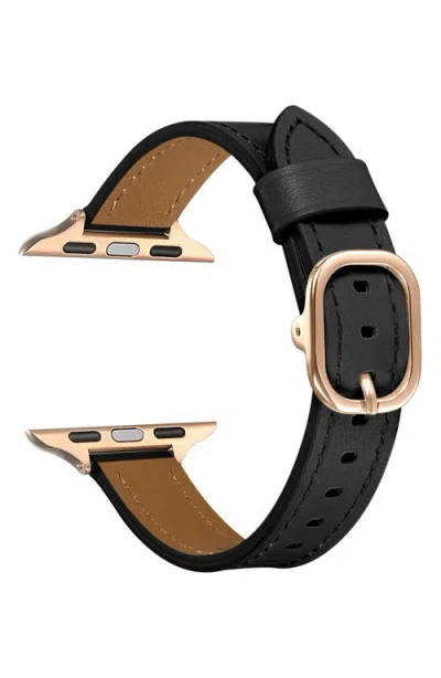 The Posh Tech Carmen Skinny Leather Apple Watch® Watchband
