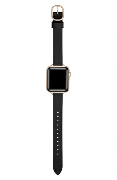 The Posh Tech Carmen Skinny Leather Apple Watch® Watchband