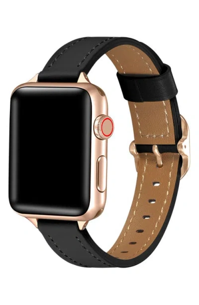 The Posh Tech Carmen Skinny Leather Apple Watch® Watchband