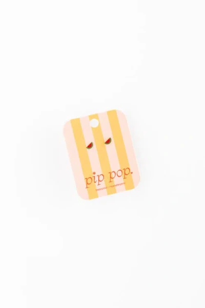 Pip Pop Watermelon Stud Earrings