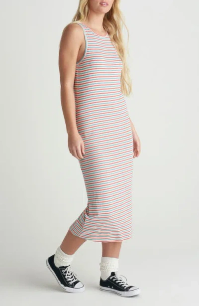 Hurley Breezy Stripe Jersey Dress In Multi