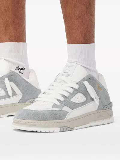 Axel Arigato Area Lo Sneakers With Leather Upper In Gray