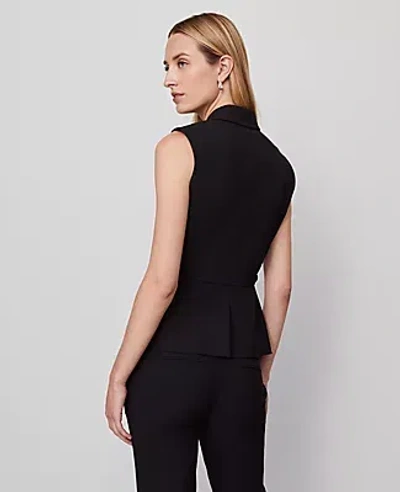 Ann Taylor Belted Double-breasted Vest