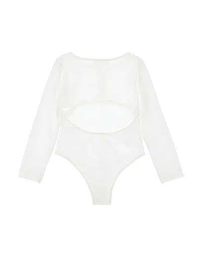 Monnalisa Body With Plaque In White