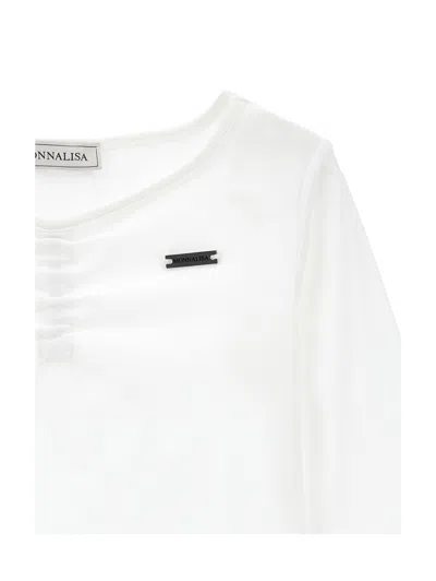 Monnalisa Body With Plaque In White