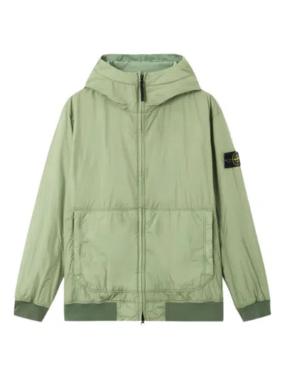 Stone Island Padded Jacket With Anti-drop And Wind Resistance In Green