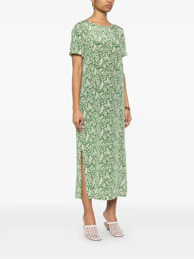 Weekend Max Mara Giudy Maxi Dress In Green