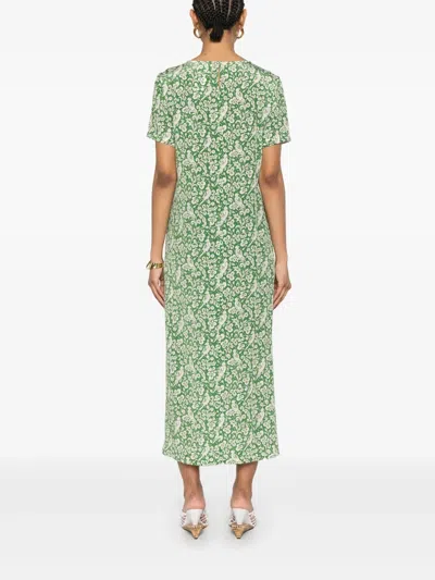 Weekend Max Mara Giudy Maxi Dress In Green
