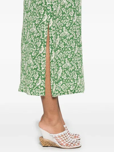 Weekend Max Mara Giudy Maxi Dress In Green