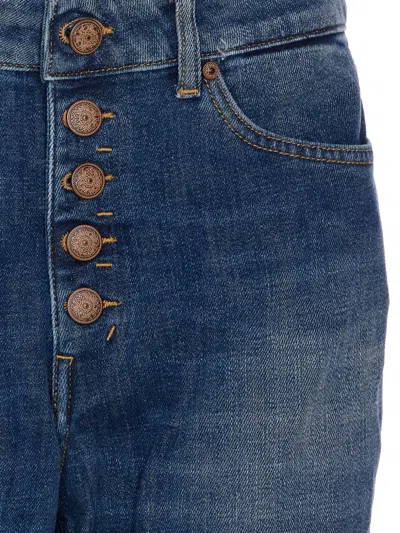 Dondup Trousers Loose Fit Rolled Cuffs