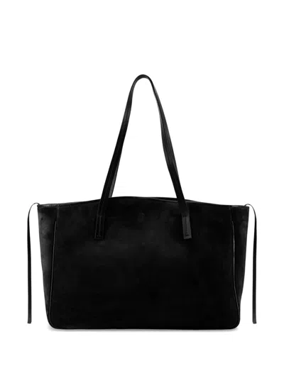 Manu Atelier Shoulder Bag Xl Du Jour In Suede