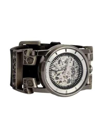 Parts Of Four Skeleton Mega Pavé 44mm In Brown