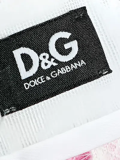 Pre-owned Dolce & Gabbana Floral-print Cropped Trousers