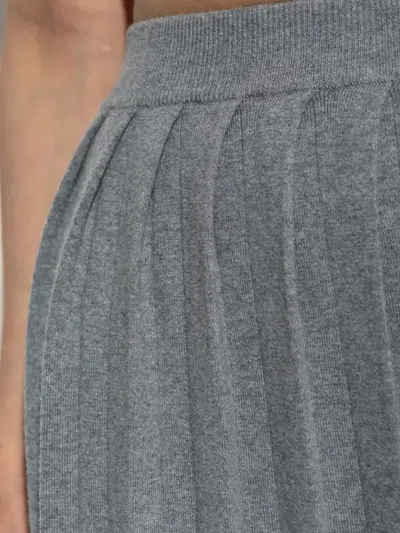 Lisa Yang Pleated Midi Skirt