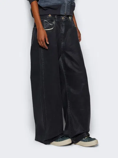 Rick Owens Hollywood Vintage Sneakers Mouthwash And Milk In Blue