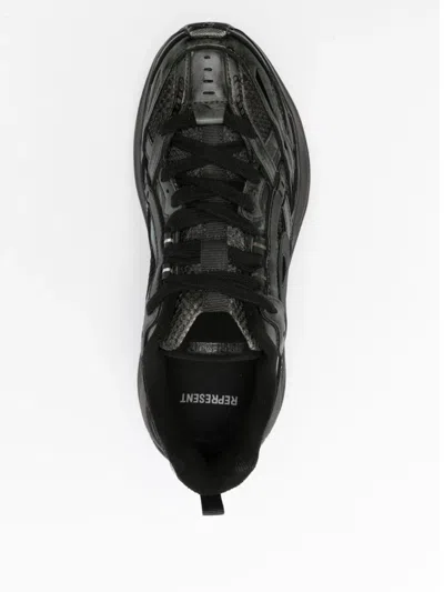 Represent Lace-up Chunky Trainers In Black