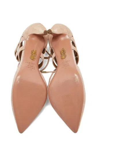 Pre-owned Aquazzura 2024 Lace-up Point-toe Pumps