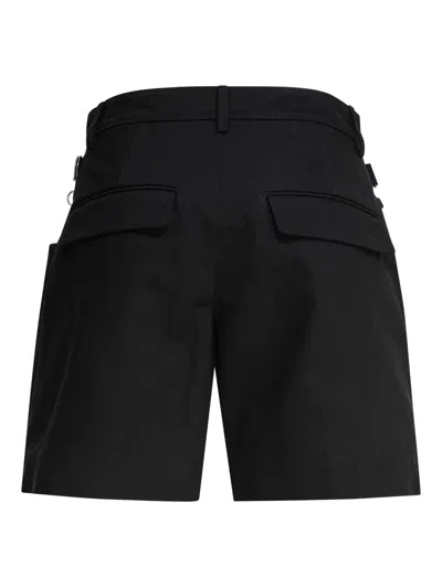 Isabel Marant Pleated Bermuda Shorts In Black