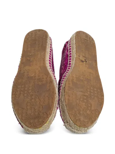 Pre-owned Jimmy Choo Sequins Round Toe Espadrilles