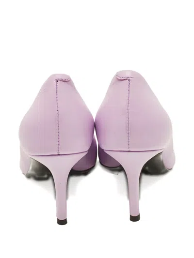 Pre-owned Giuseppe Zanotti Vintage  70mm Pointed-toe Leather Pumps In Pink