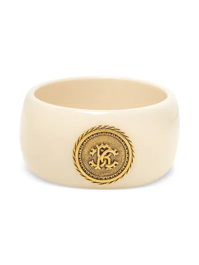 Pre-owned Roberto Cavalli Vintage  Medallion Bracelet In Neutral