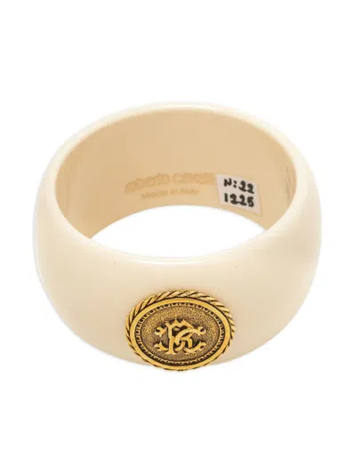 Pre-owned Roberto Cavalli Vintage  Medallion Bracelet In Neutral