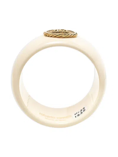 Pre-owned Roberto Cavalli Vintage  Medallion Bracelet In Neutral