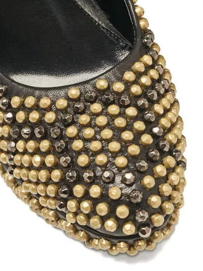 Pre-owned Alexander Mcqueen 2024 140mm Studded Pumps In Black