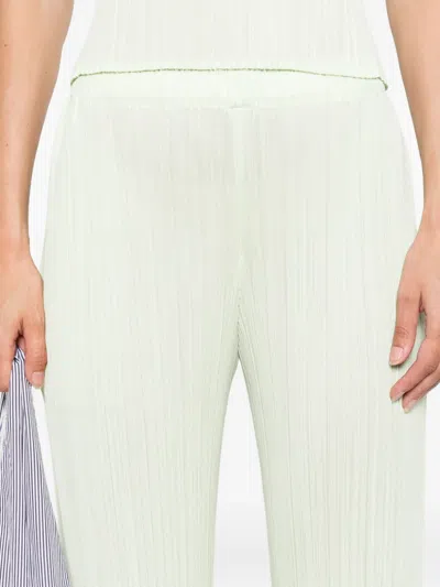 Issey Miyake Pleated Cropped Trousers