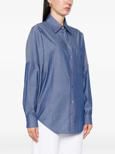 N°21 Patch-pocket Shirt In Blue