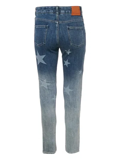 Pre-owned Stella Mccartney Star-print Jeans In Blue