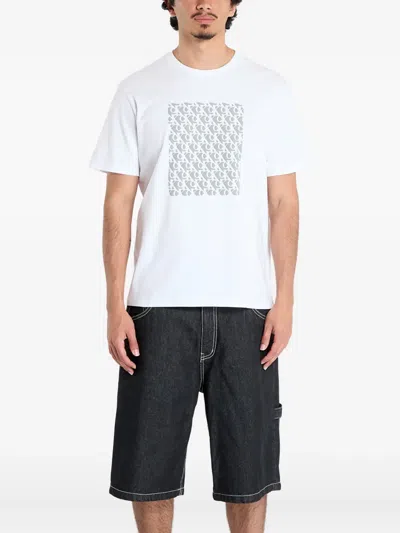 Calvin Klein Jeans Est.1978 Logo-print T-shirt In White