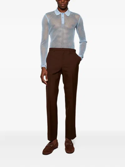 Gucci Mesh Technical Polo Shirt