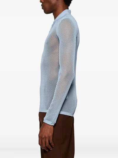 Gucci Mesh Technical Polo Shirt