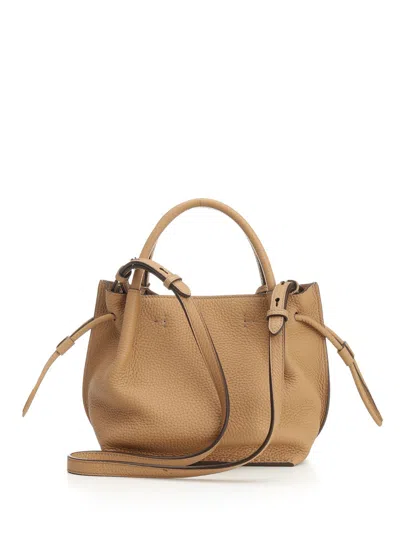 Tod's Buz Sacca Piccola Handbags Beige