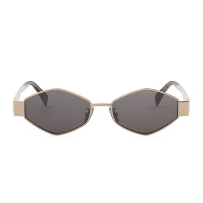 Celine Cl40254u Metal Triomphe 28a Oro Rosa Sunglasses