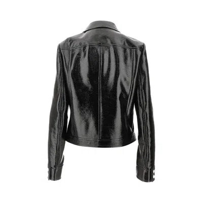 Courrèges Courreges Women Reedition Vinyl Jacket In Black