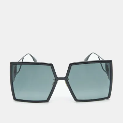 Pre-owned Dior Black 8071i 30 Montaigne Square Sunglasses