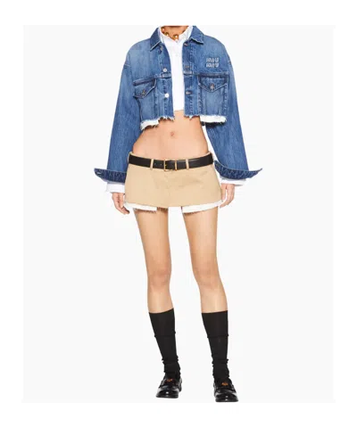 Miu Miu Denim Blouson Jacket